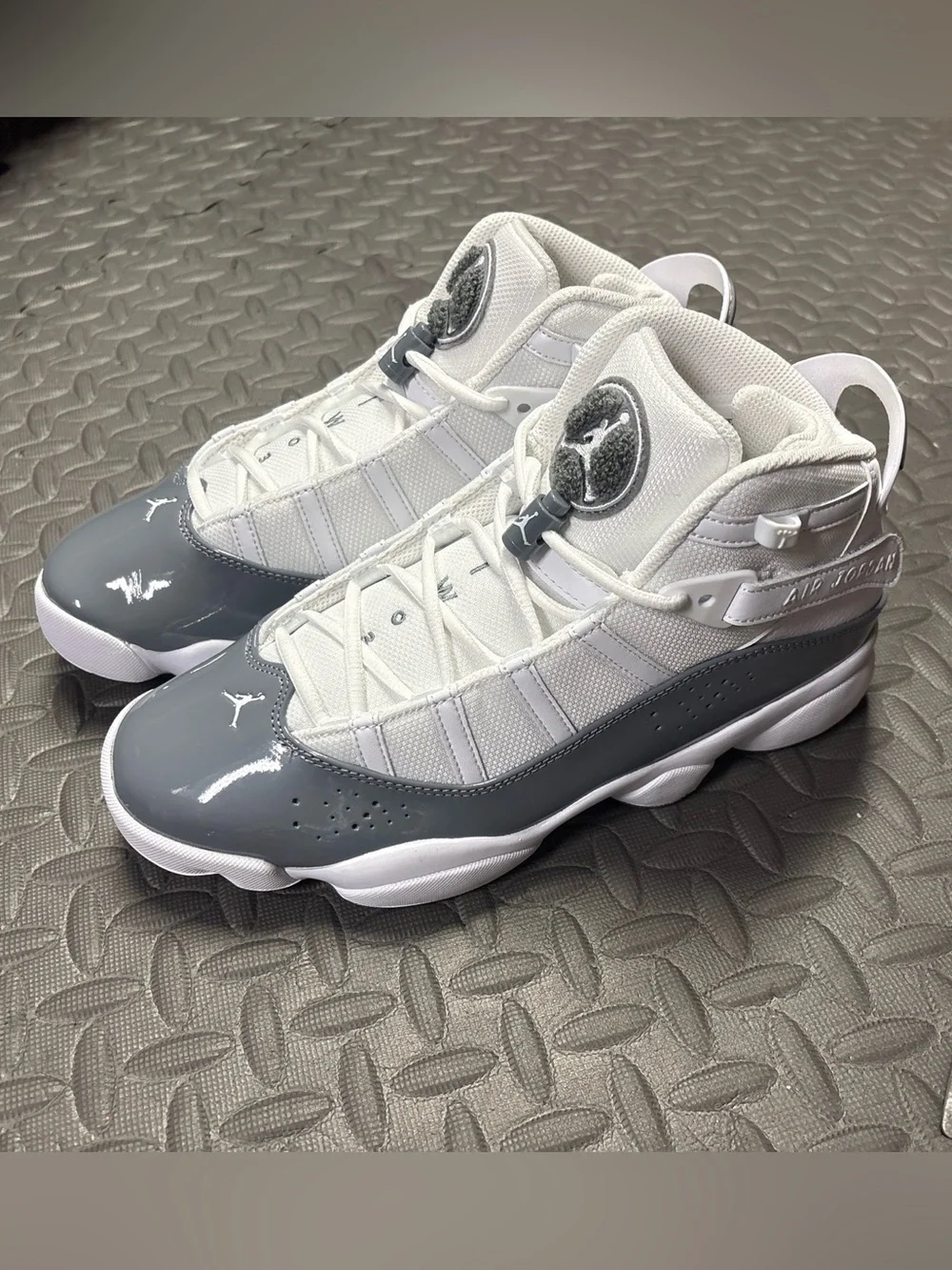 Nike Jordan 6 Rings White Cool Grey Men’s Size 9.5 322992-121